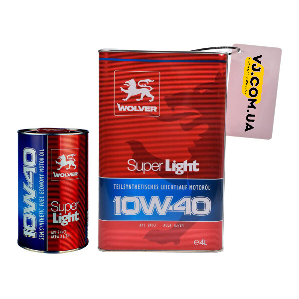 Wolver Super Light 10W-40 1 л, моторна олива