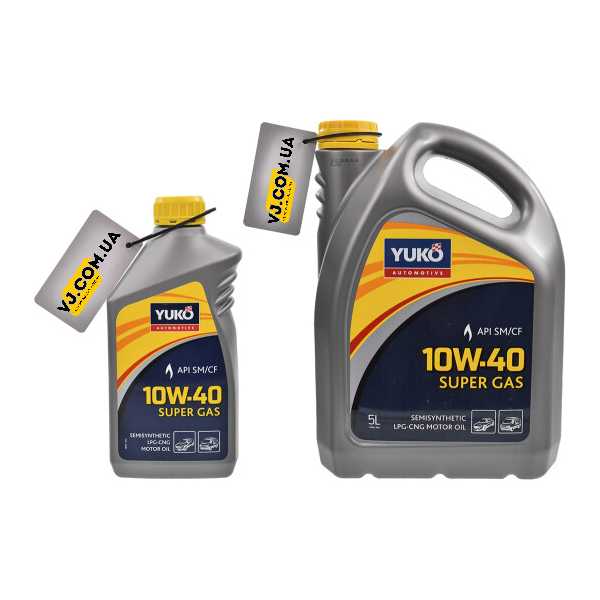 Yuko Super Gas 10W-40 4 л, моторна олива