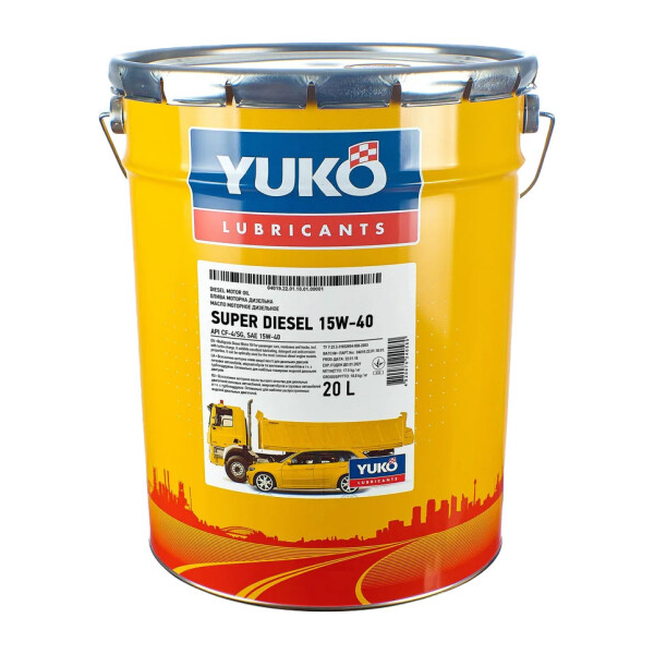 Yuko Super Diesel 15W-40 20 л, моторна олива