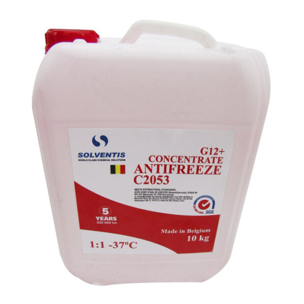 Готовый антифриз Solventis G12+ красный -37 °C