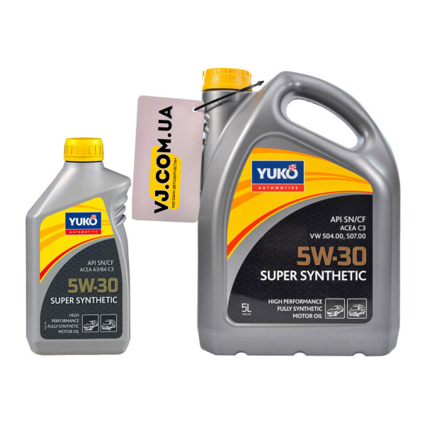 Yuko Super Synthetic C3 5W-30 1 л, моторна олива