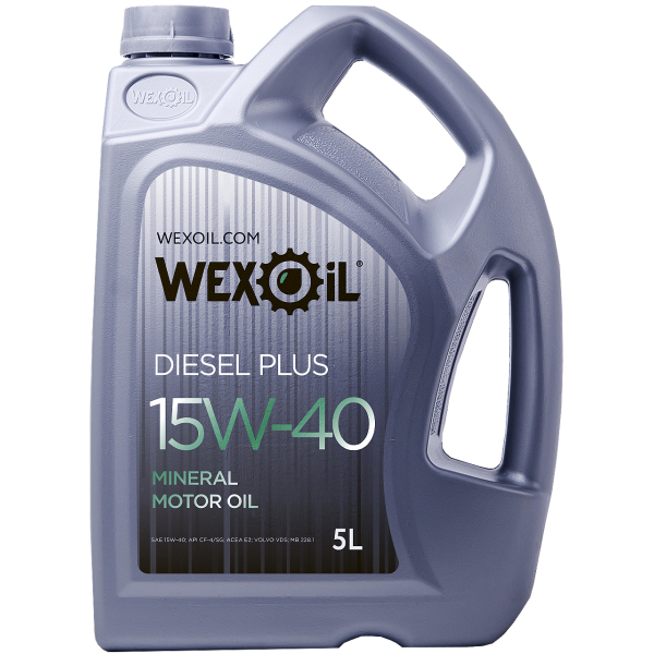 Wexoil Diesel Plus 15W-40, 5 л (9555) моторна олива