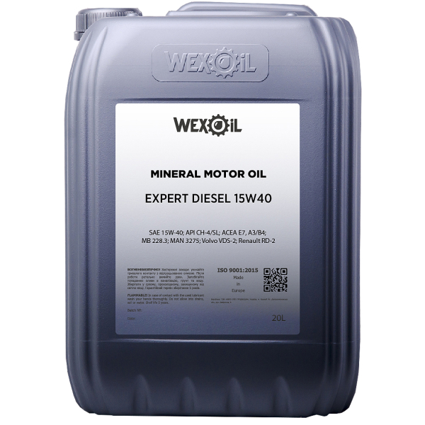 Wexoil Expert Diesel 15W-40, 20 л (9389) моторна олива