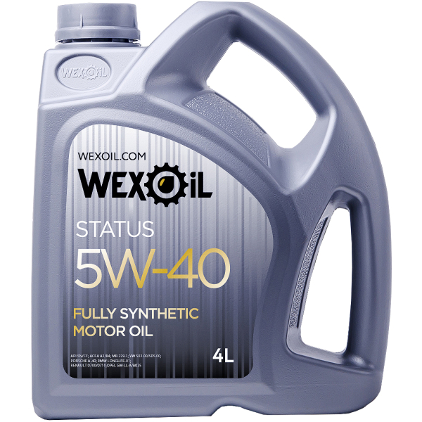 Wexoil Status 5W40, 4 л (9543) моторна олива