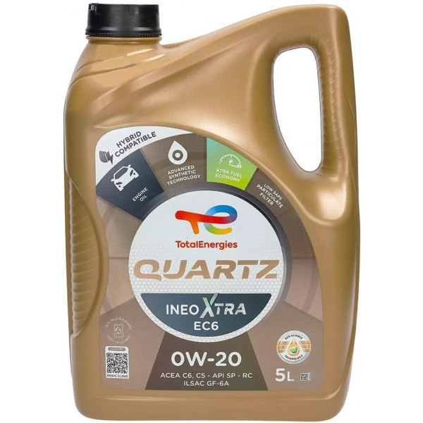 Total Quartz Ineo Xtra EC6 0W-20, 5 л (228344) моторна олива