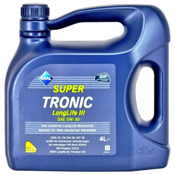 Aral SuperTronic LongLife III 5W-30 4 л, (15C31A) моторна олива