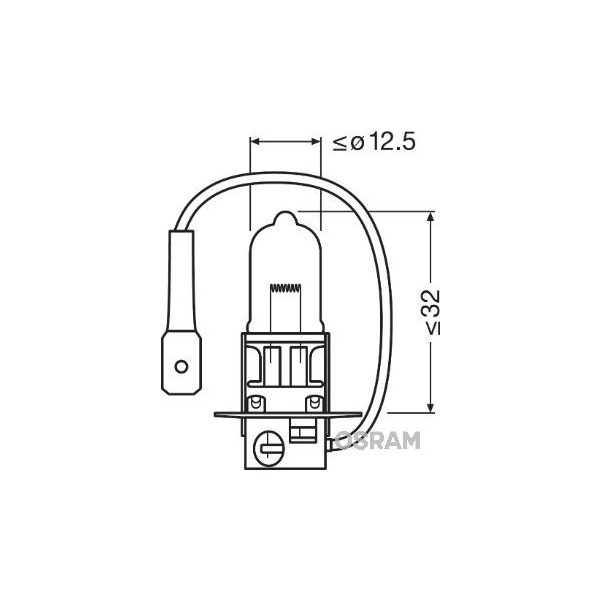64151 OSRAM Лампа розжарювання, основна фара