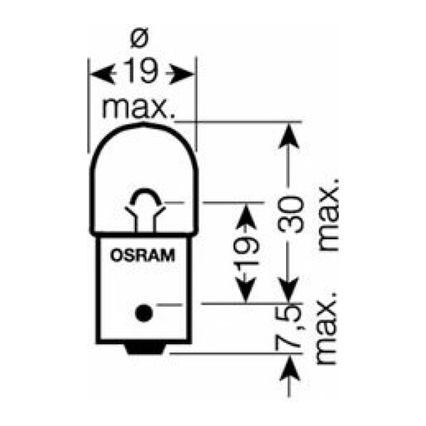 5007ULT OSRAM Лампа розжарювання, освітлення салону