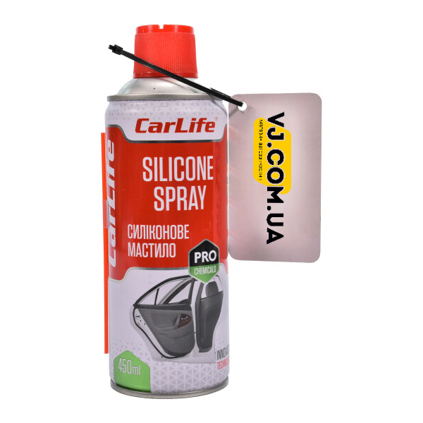 Carlife Silikon Spray силіконове мастило, 450 мл (CF450)