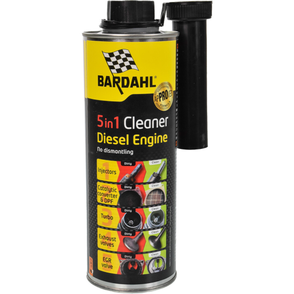 Bardahl Cleaner 5in1 Diesel Engine, 500 мл (9357B) присадка