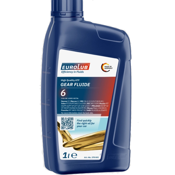 EuroLub Gear Fluide 6, 1 л (370001) напівсинтетична трансмісійна олива