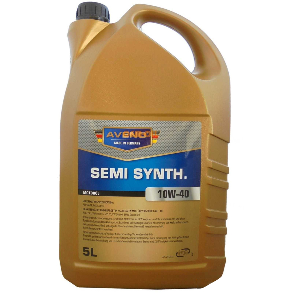 Aveno Semi Synth 10W-40, 5 л (0002000025005) моторна олива
