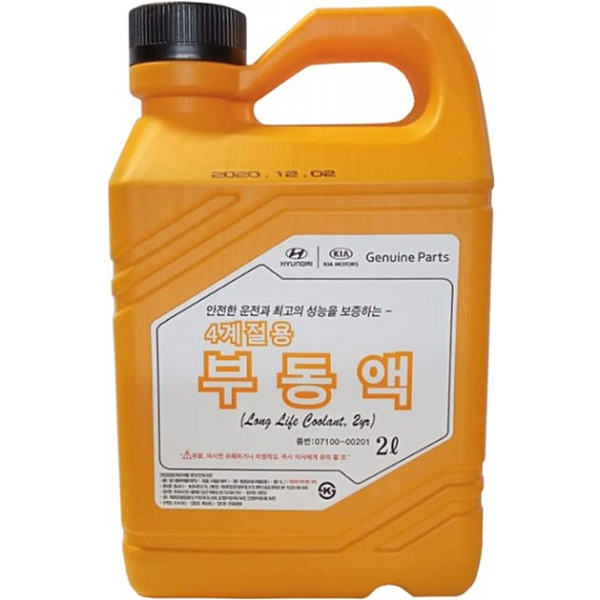 Mobis Long Life Coolant G12 красный, 2 л (0710000201) концентрат антифриза