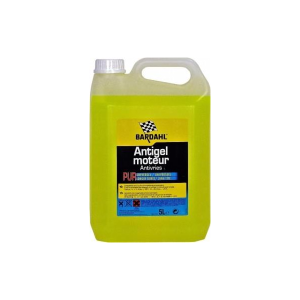 Bardahl Engine Antifreeze желтый G12+, 5 л (7113) концентрат антифриза