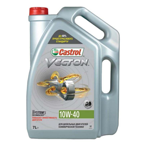 Castrol Vecton 10W-40 E4/E7, 7 л (UR-V14E4E7-3X7L) моторна олива