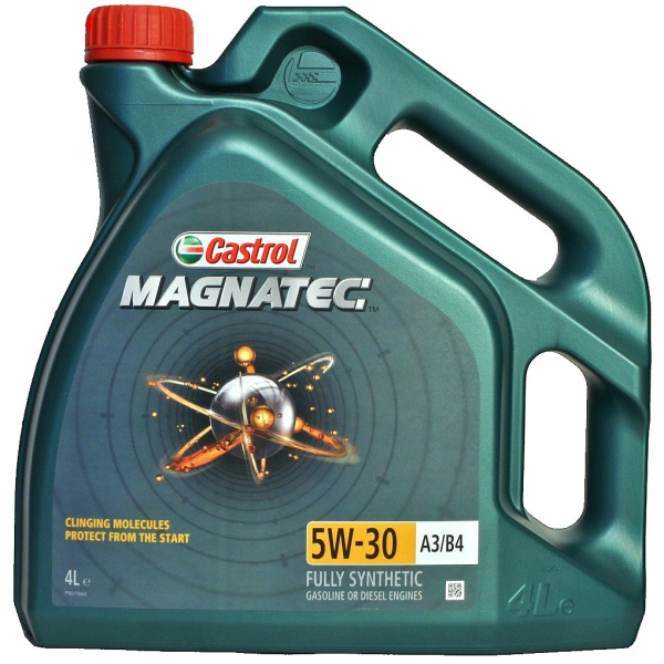 Castrol Magnatec A3/B4 5W-30, 4 л (CASMAGN5W30A3/B44L) моторна олива