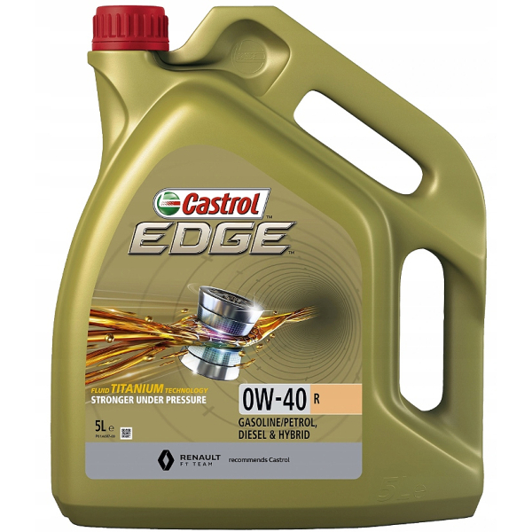Castrol EDGE R Titanium FST 0W-40, 5 л (EDGE0W40R5L) моторна олива