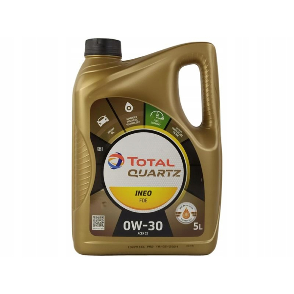 Total Quartz Ineo FDE 0W-30, 5 л (216187) моторна олива