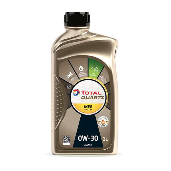 Total Quartz Ineo Long Life 0W-30, 1 л (216246) моторное масло