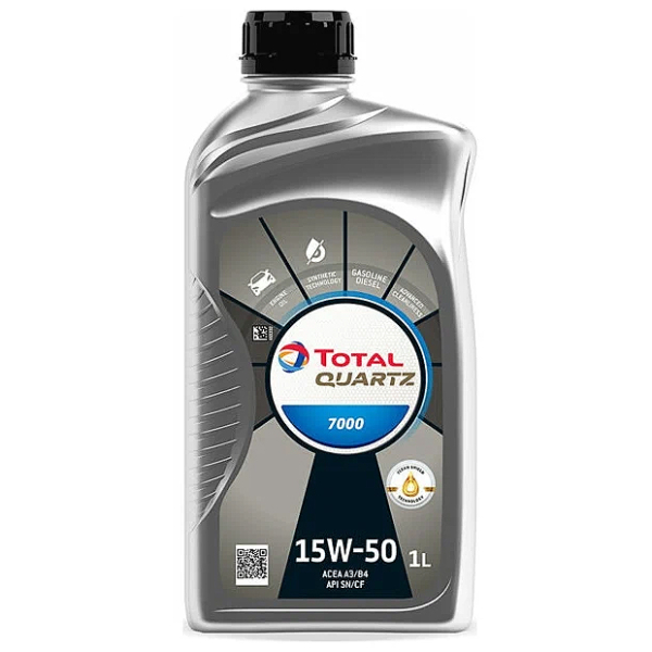 Total Quartz 7000 15W-50, 1 л (166241) моторна олива